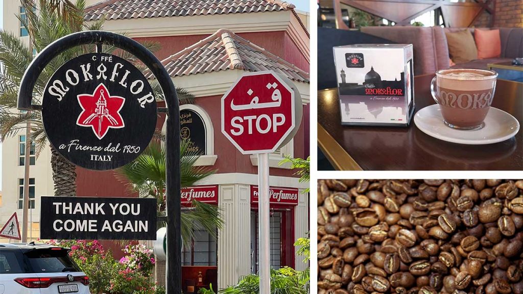 The Mokaflor Coffee Shop in Bahrain